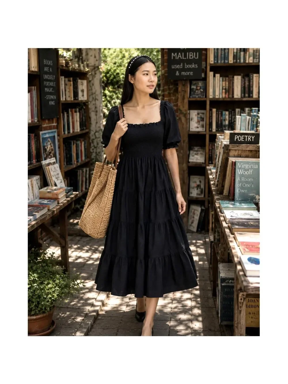 black nap dress The Louisa Nap Dress